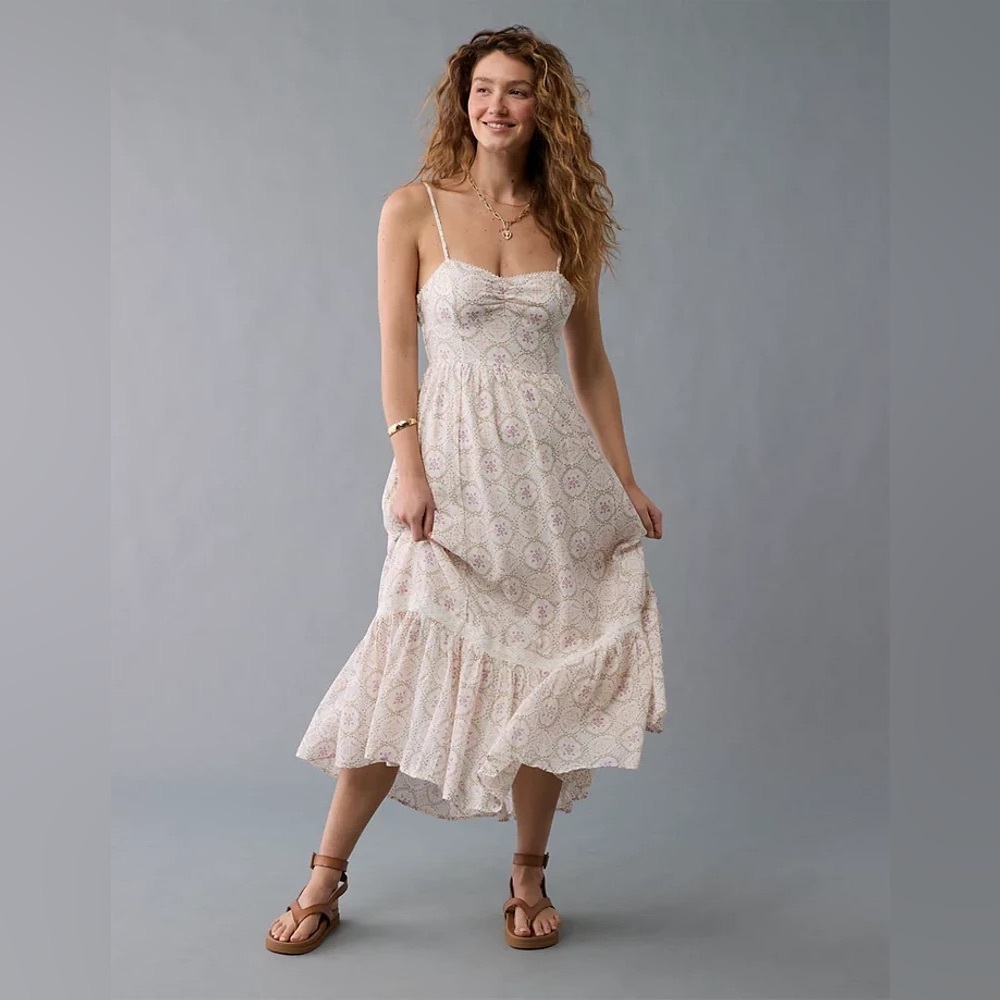 Catie Corset Midi Dress